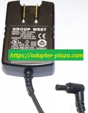 *Brand NEW*Hot Selling TRC-12-0830 12Vdc 0.83A Direct Plug In High Quality Wall Mount AC DC Adapter 5.5x2.1mm